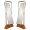 Große doppelseitige Cheval Spiegel mit Bronze Rahmen von Versace, 2er Set 1