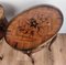 Tables de Chevet Antiques en Noyer avec Tiroirs, Italie, Set de 2 6