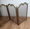 Italian Gilt Brass Fireplace Screen or Fire Screen, 1960s, Image 4