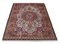 Floral Carpet in Wine Red with Border and Medallion 4