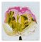 Anya Spielman, olio su pannello verde, oro, rosa, 2021, Immagine 1
