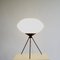 Tripod Table Lamp with Opaline Glass, Italy, 1950s, Image 5