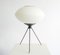 Tripod Table Lamp with Opaline Glass, Italy, 1950s 6
