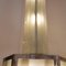 Art Deco French Metal and Glass Chandelier 5