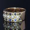 19th Century French Sapphire, Natural Pearl & 18 Karat Yellow Gold Ring, Image 4