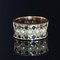 19th Century French Sapphire, Natural Pearl & 18 Karat Yellow Gold Ring, Image 3