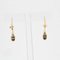 Modern Lapis Lazuli & 18 Karat Yellow Gold Beetle Earrings, Set of 2 4