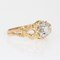 0.30 Carat Diamond & 18 Karat Yellow Gold Solitaire Ring, 1950s 8