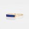 Bague Lapis Lazuli Moderne et Or Jaune 18 Carats 3