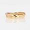 Modern 18 Karat Yellow & Rose Gold Interlaced Ring 5