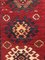 19th-Century Red Rug with Multiple Borders, 1870s 9