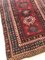 19th-Century Red Rug with Multiple Borders, 1870s 5