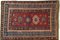 19th-Century Red Rug with Multiple Borders, 1870s, Image 2