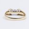 Vintage 14K Gold Ring with 3 Brilliant Cut Diamonds, 1970s 4