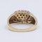 Vintage 14K Yellow Gold Ring with Brilliant Cut Diamonds, 1970s 4