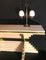 Lámpara de mesa de latón y cristal de Murano opalino, Imagen 12