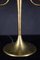 Brass and Opaline Murano Glass Table Lamp 8