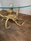 Skulpturaler Oktopus vergoldeter Bronze Mittel- oder Esstisch 6