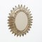 Mid-Century Modern Sunburst Mirror in Brass, 1960s 3