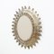 Mid-Century Modern Sunburst Mirror in Brass, 1960s, Image 5