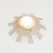 Mid-Century Modern Sunburst Brass Pendant Lamp, 1960s 2