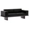 Refolo Modulares Sofa aus Holz und Schwarzem Leder von Charlotte Perriand für Cassina 1