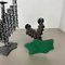 Skulpturale Vintage Brutalistische Metall Kerzenhalter, Frankreich, 2er Set 19
