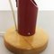 Modernist Swedish Red Metal Desk Light, 1950s 3