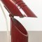 Modernist Swedish Red Metal Desk Light, 1950s 4