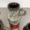 Pottery Fat Lava 401 Vasen von Scheurich, Deutschland, 1970er, 5er Set 10