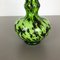 Große grüne Vintage Pop Art Florence Vase aus Opalglas, Italien 5