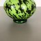 Grand Vase Pop Art Vintage Vert en Verre Opalin, Italie 8