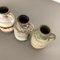 Vintage 414-16 Pottery Fat Lava Vasen von Scheurich, Deutschland, 5er Set 12