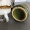 Vintage 414-16 Pottery Fat Lava Vasen von Scheurich, Deutschland, 5er Set 16