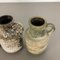 Vintage 414-16 Pottery Fat Lava Vases from Scheurich, Germany, Set of 5, Image 11