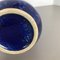 Modell Blue Pottery Fat Lava Vasen von Scheurich, 1970er, 2er Set 17