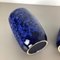Model Blue Pottery Fat Lava Vases from Scheurich, Germany, 1970s, Set of 2 19