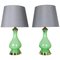 Opaline Murano Glass Table Lights by Cenedese Vetri, Italy, Set of 2 1