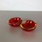 Murano Sommerso Glass Shell Bowls by Cenedese Vetri, 1960s, Set of 2 2