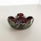 Large Murano Glass Gold Dust Bowl Element Shell Ashtray, Italy, 1970s 3