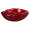 Murano Glass Strawberry Bowl Element Shell Ashtray, Italy, 1970s 1