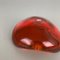 Large Murano Glass Red-Yellow Bowl Element Shell Ashtray, Italy, 1970s, Image 15