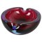 Large Murano Glass Multi-Color Bowl Element Shell Ashtray, Italy, 1970s, Image 1
