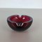 Large Murano Glass Multi-Color Bowl Element Shell Ashtray, Italy, 1970s 4