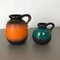 Model 484 Pottery Fat Lava Vases from Scheurich, Germany, 1970s, Set of 2 2