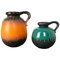 Model 484 Pottery Fat Lava Vases from Scheurich, Germany, 1970s, Set of 2 1