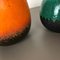 Model 484 Pottery Fat Lava Vases from Scheurich, Germany, 1970s, Set of 2 6