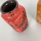 Jura 282-20 Pottery Fat Lava Vasen von Scheurich, 1970er, 2er Set 9