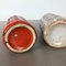 Vintage Keramik Fat Lava Onion Vasen von Scheurich, Deutschland, 2er Set 14
