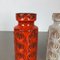 Vasi Fat Lava vintage in ceramica di Scheurich, Germania, set di 2, Immagine 3